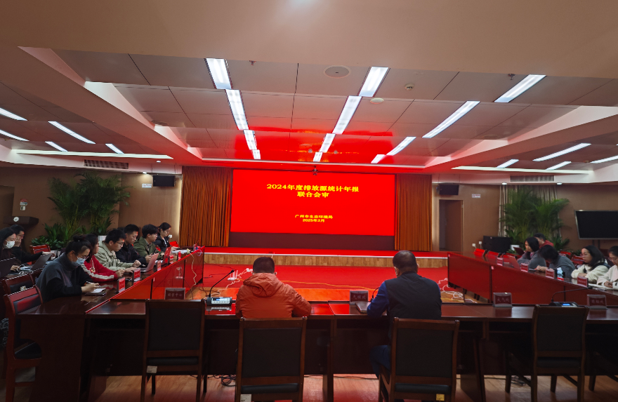 市生態環境局開展2024年度排放源統計年報數據會審工作