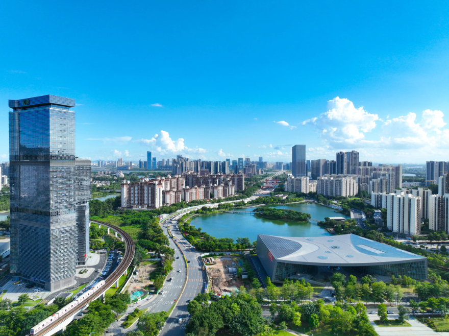 南沙的藍(lán)天白云已成為常態(tài)